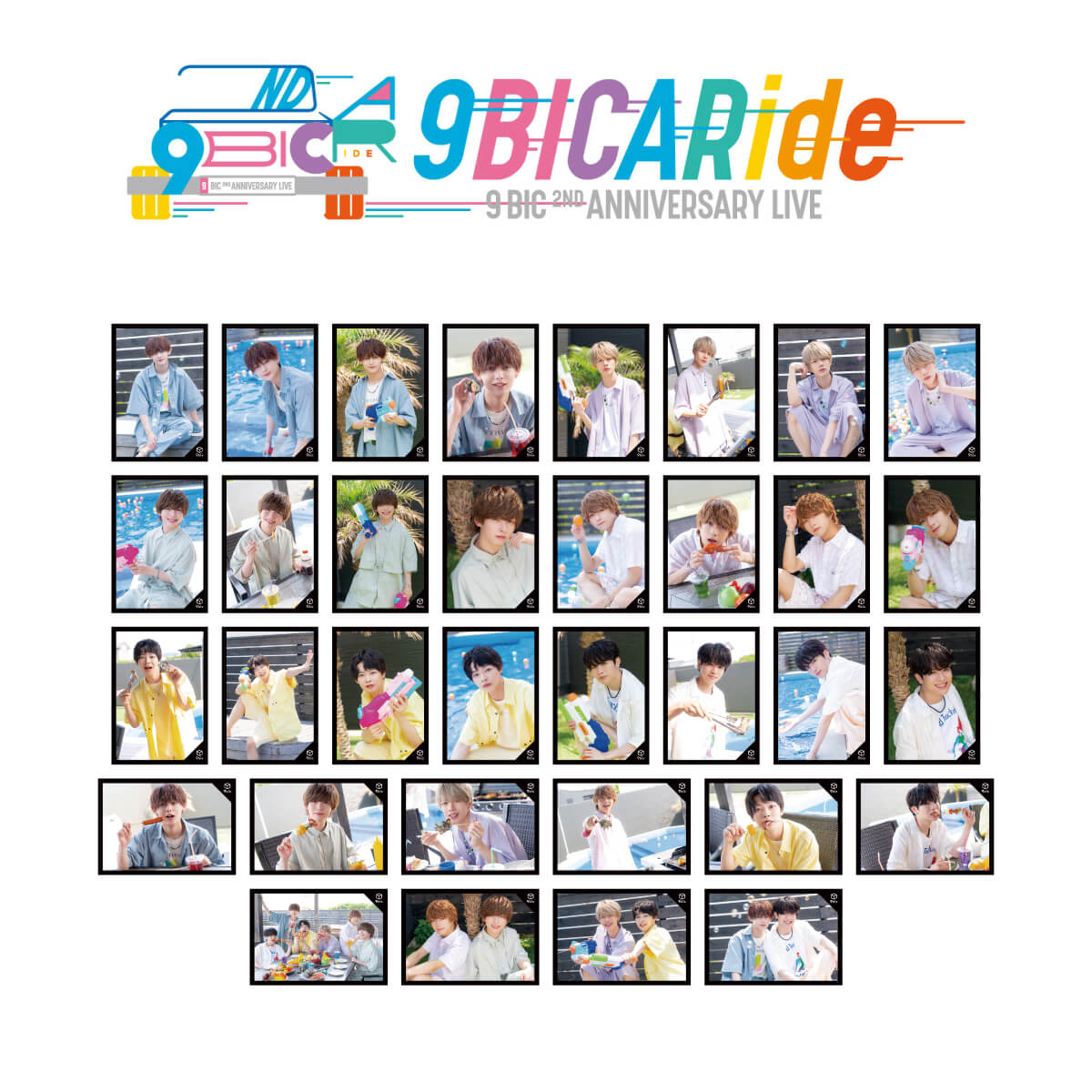 9bic 2nd Anniversary Live -9BICARide-】生写真vol.30（ランダム５枚 ...