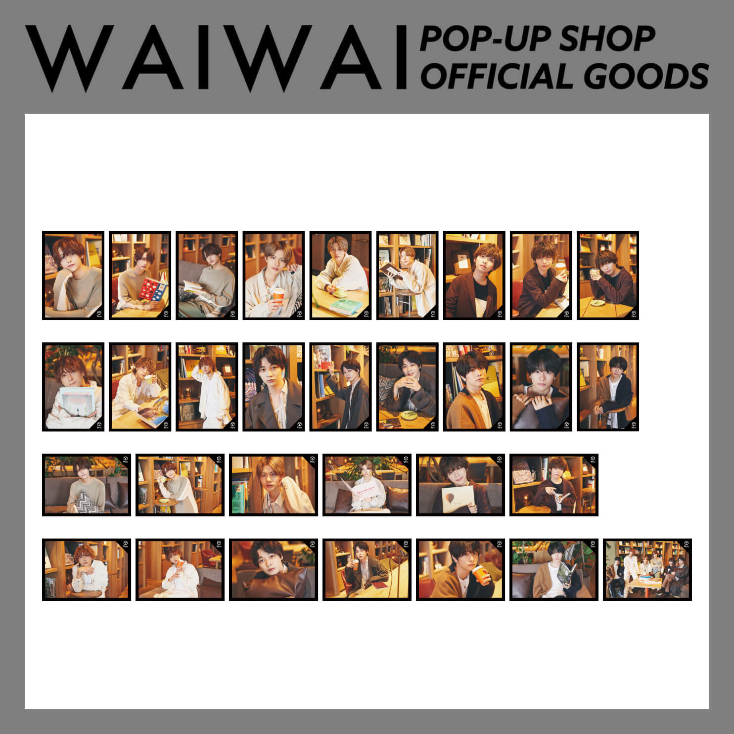 WAIWAI POP-UP SHOP OFFICIAL GOODS】生写真 vol.32（ランダム5枚入り ...